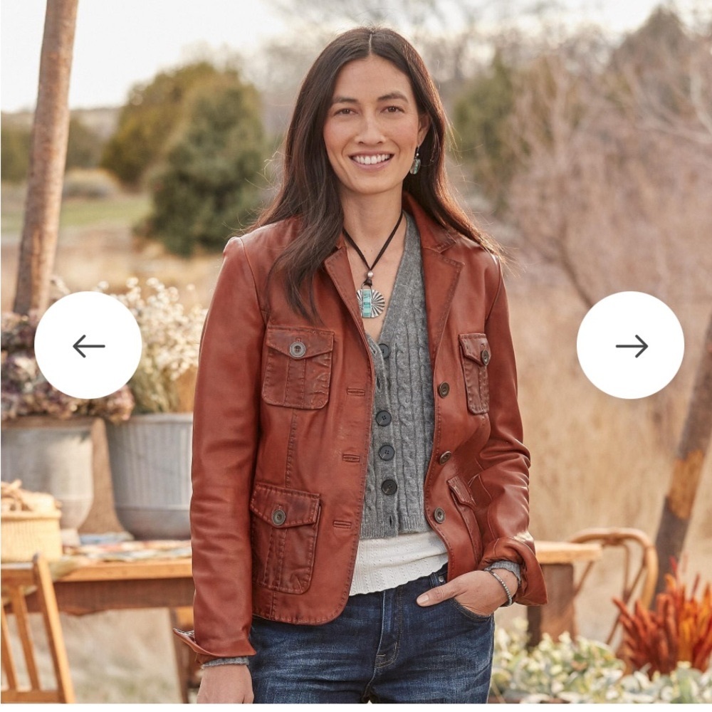 Sundance McKenna leather jacket
